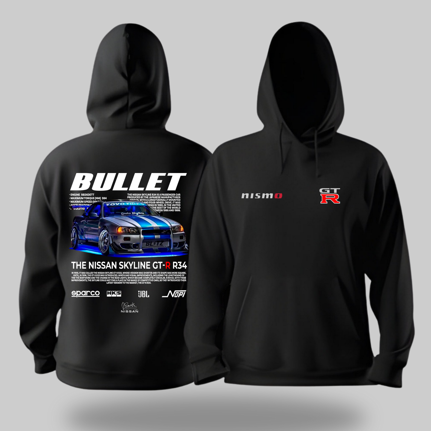 BULLET GTR-R34 Hoodie