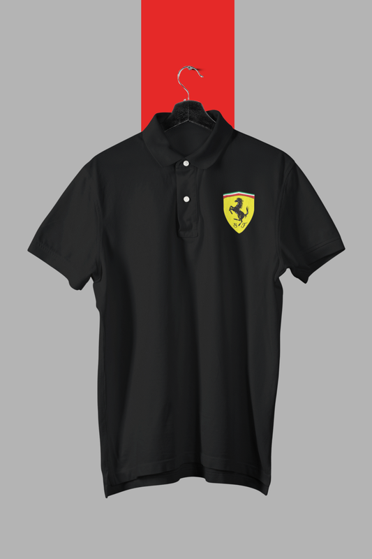 ferrari polo custom t shirt design