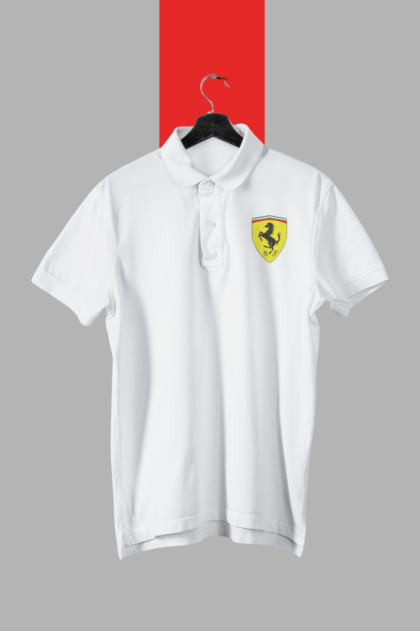 ferrari polo custom t shirt design