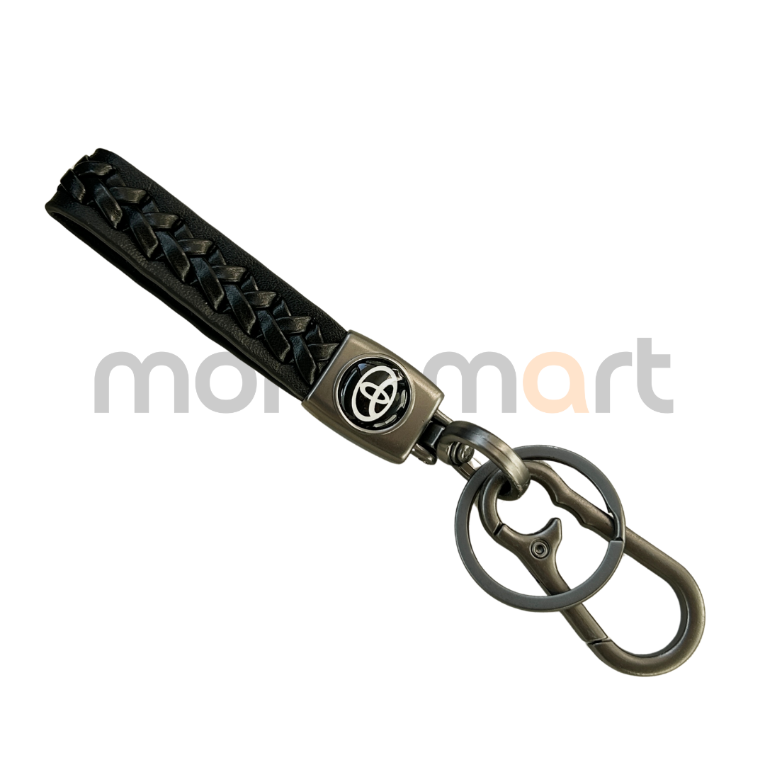 Toyota Leather/Metal Keychain