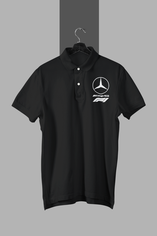Mercedes AMG F1 Polo T-Shirt custom t shirt design B