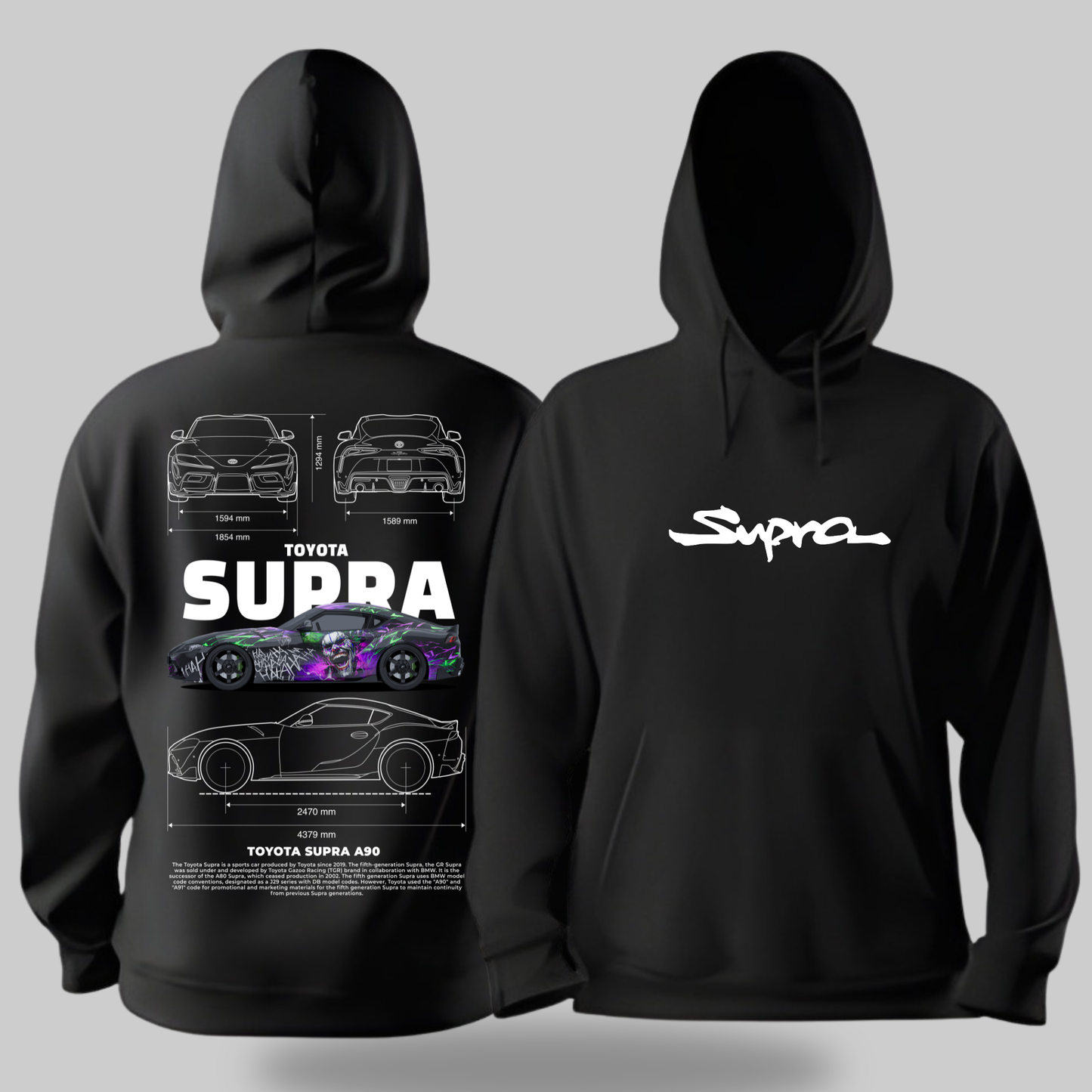 Joker Themed Supra Hoodie