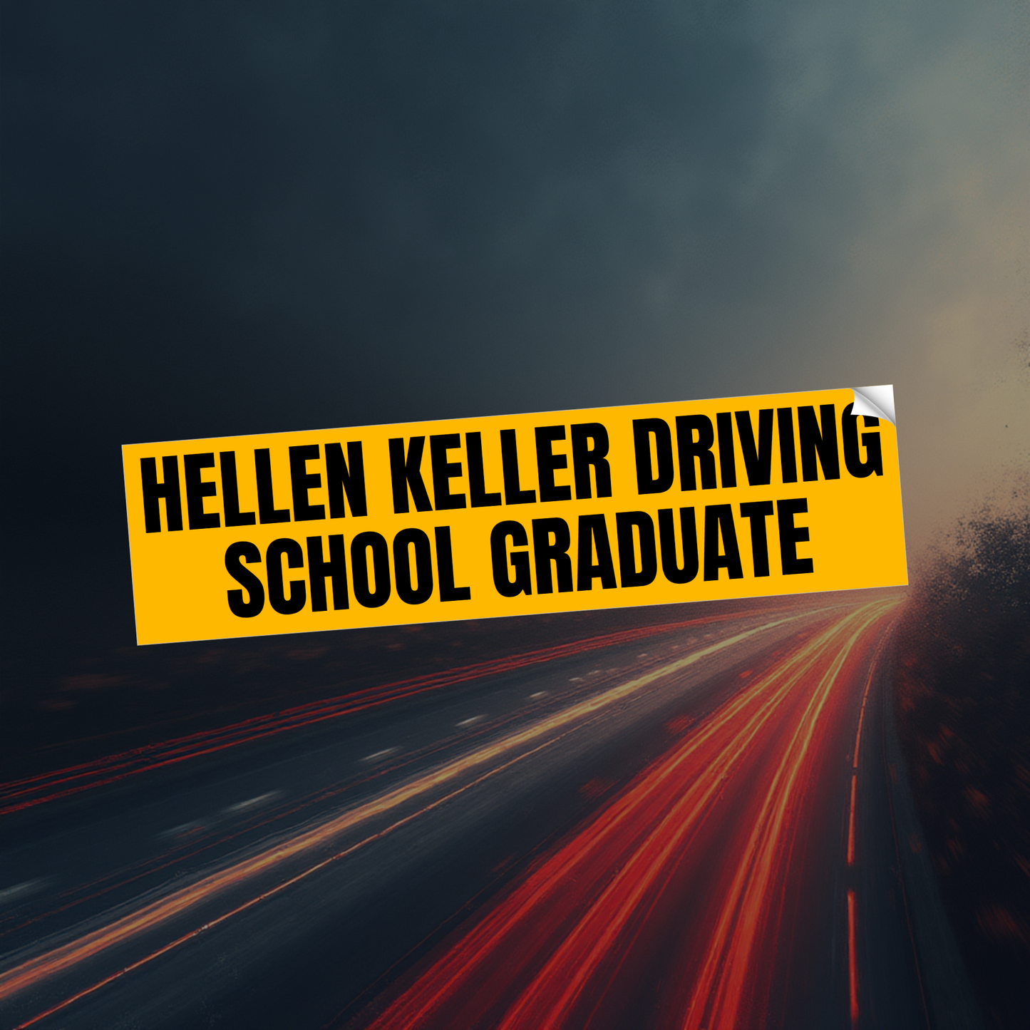 Hellen keller Car Sticker – Reflective Vinyl Decal – Automotive Accessories Pakistan