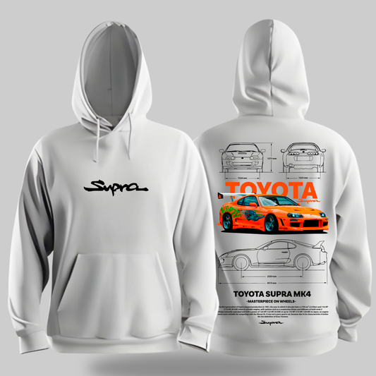 TOYOTA ORANGE SUPRA Hoodie