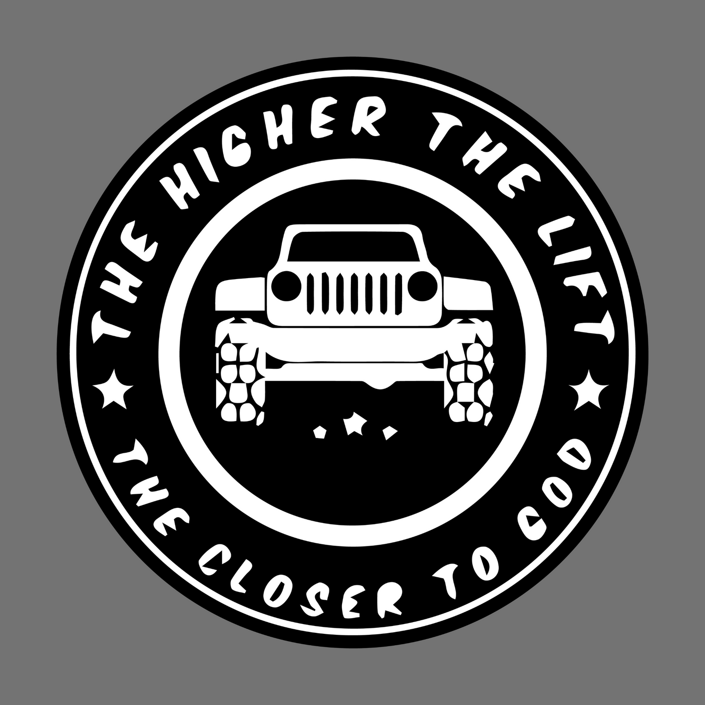 Closer to God Sticker