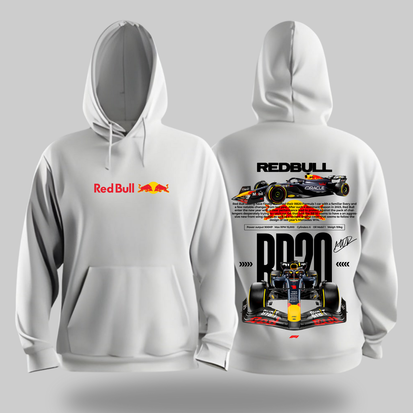 RB20 FORMULA 1 Redbull Hoodie