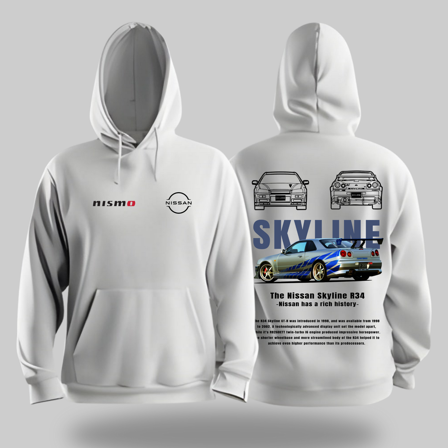 Skyline GTR-R34 Hoodie