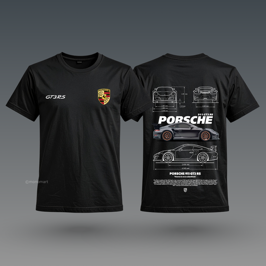 Black Porsche T-Shirt