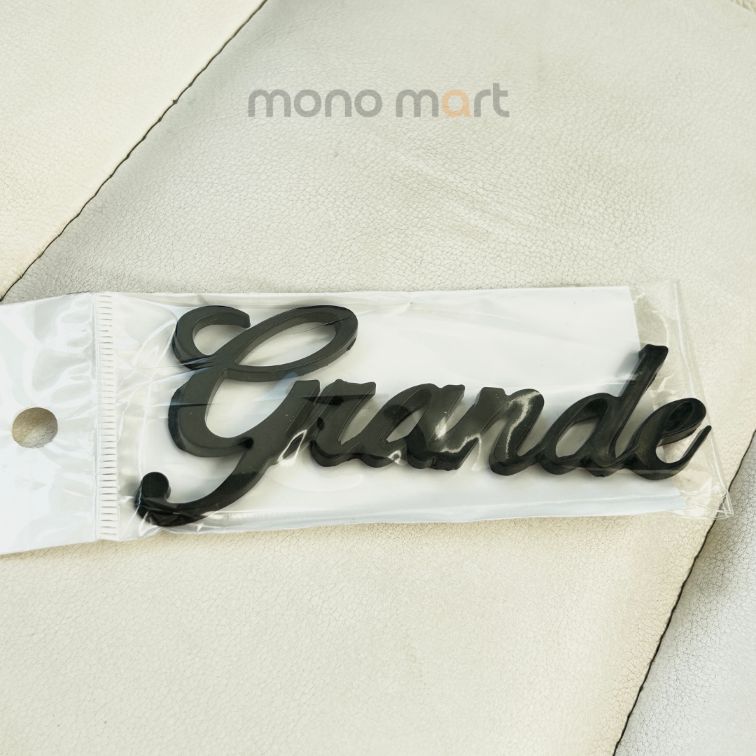 GRANDE black emblem