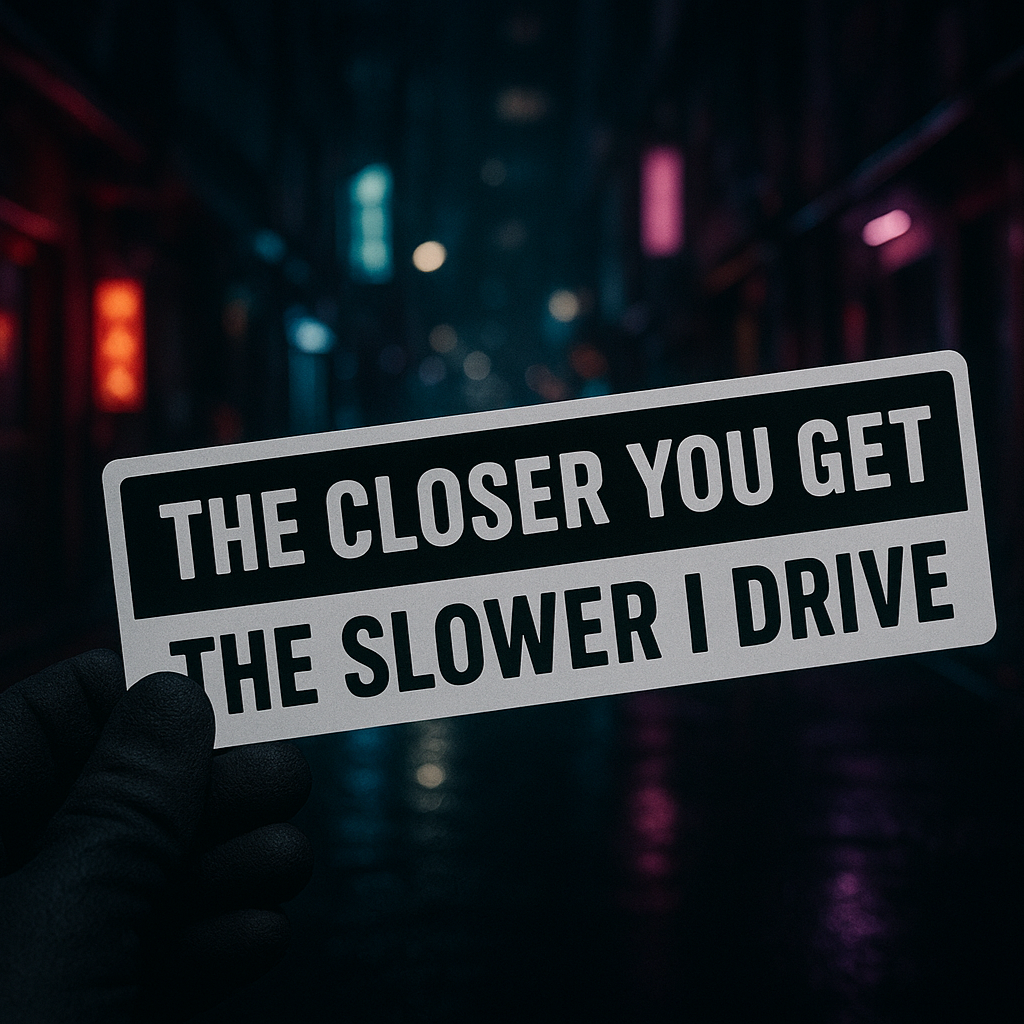 CLOSER YOU GET - Sticker