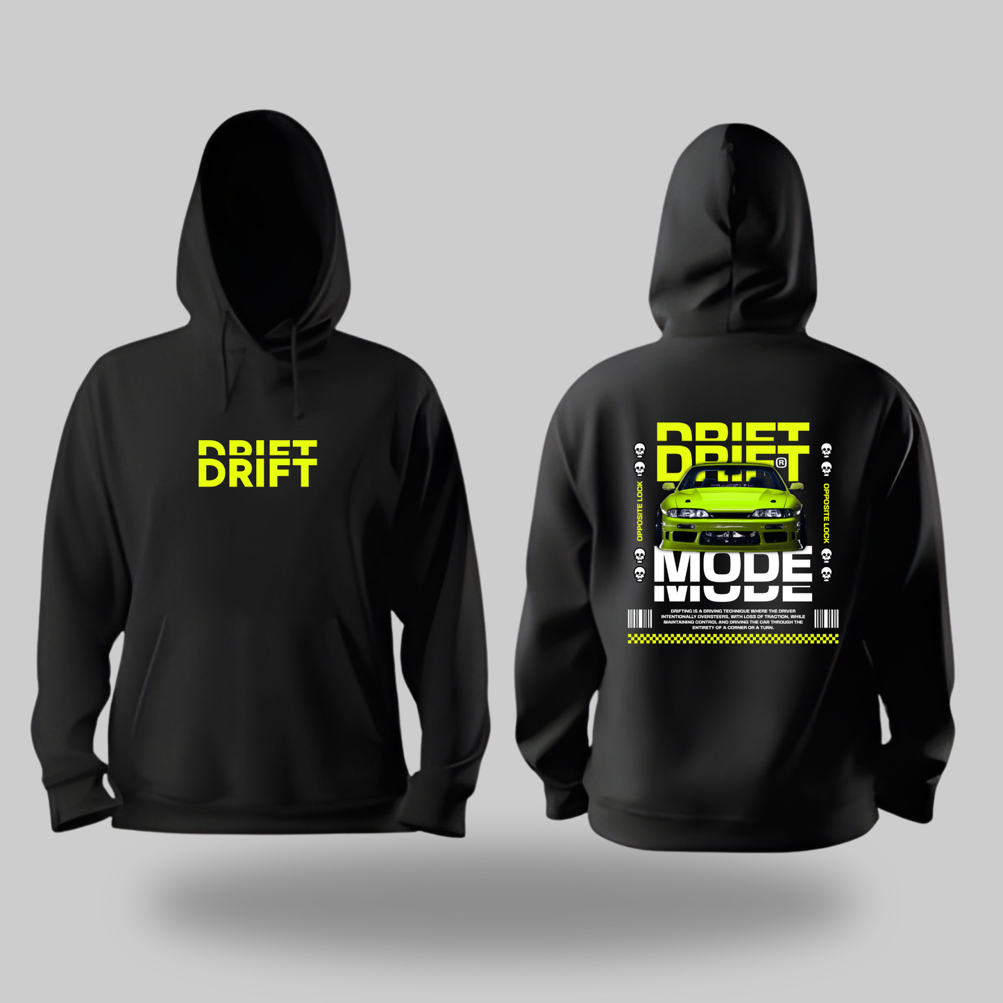 DRIFT MODE Black Hoodie