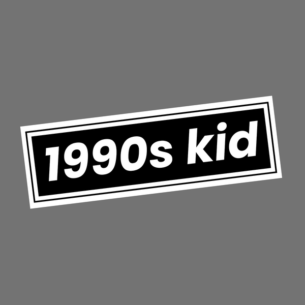1990s KID - Sticker – monomart.pk