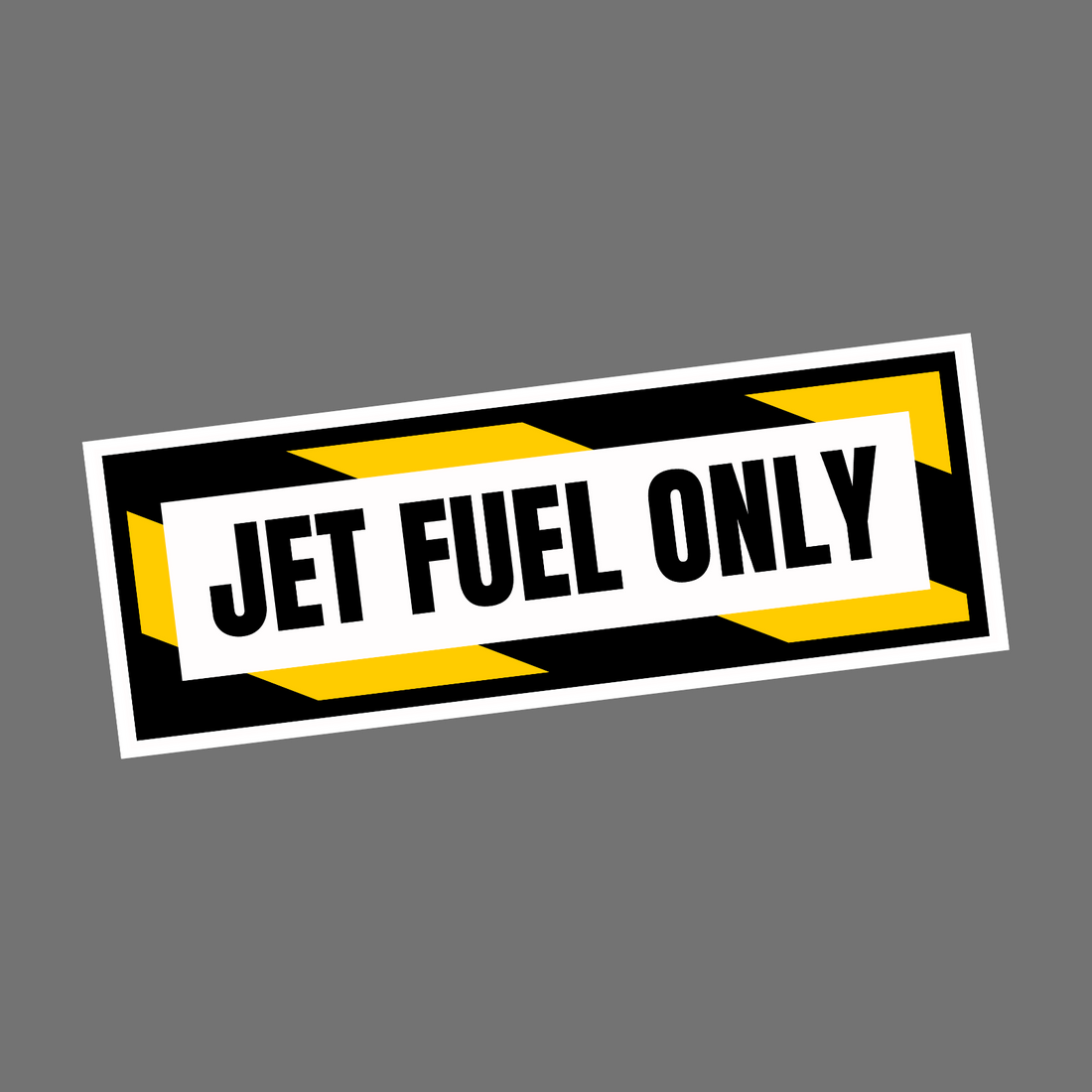JET FUEL Sticker - High-Quality Vinyl Decal for Cars and Gear – monomart.pk