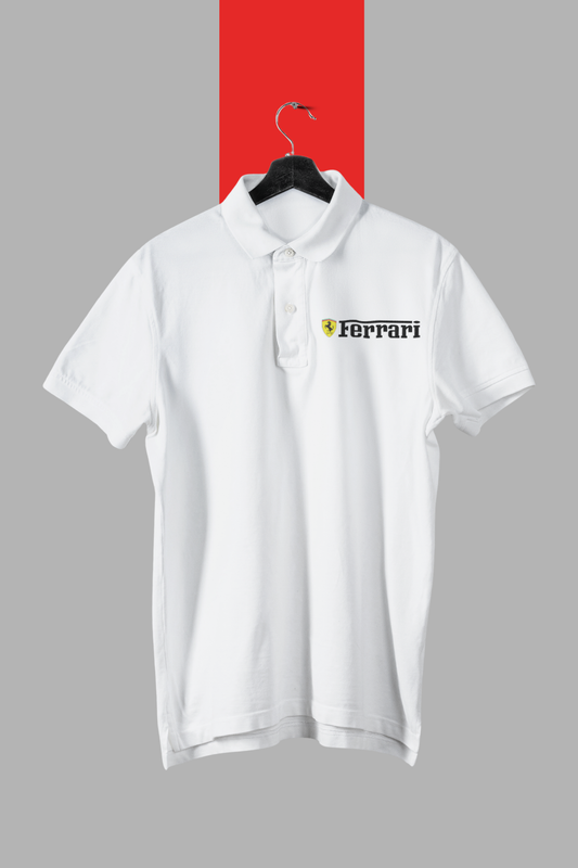Ferrari F1 Polo White