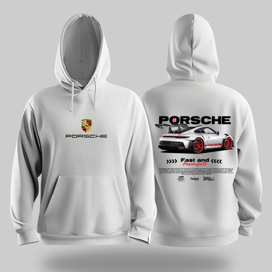PORSCHE GT3 996 White Hoodie