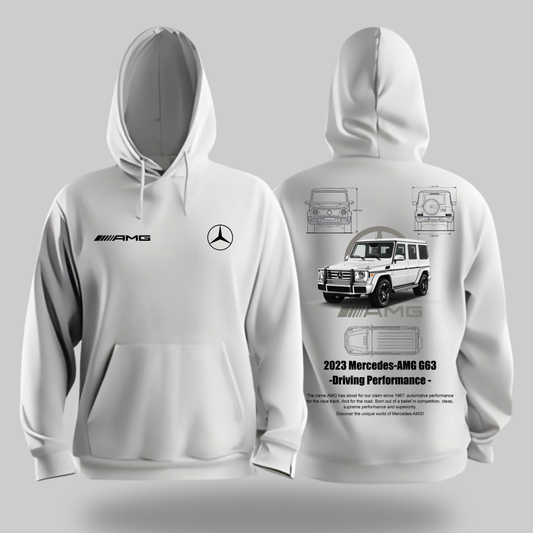 AMG G63 White Hoodie