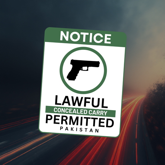 Lawful Car Sticker – Reflective Vinyl Decal – Automotive Accessories Pakistan