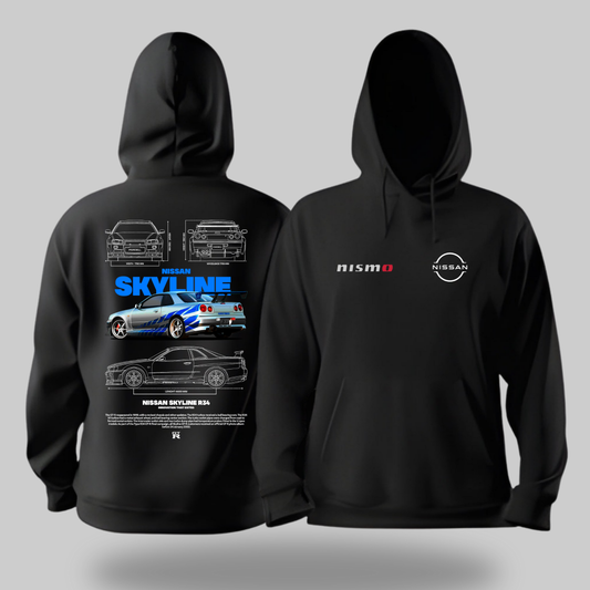 Nissan Skyline GTR-R34 Hoodie