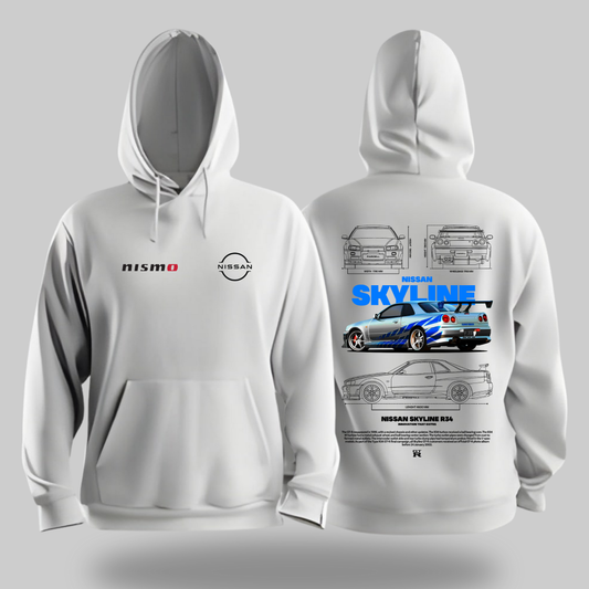 Nissan Skyline GTR-R34 Hoodie