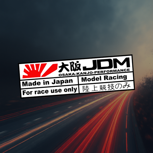 JDM Car Sticker – Reflective Vinyl Decal – Automotive Accessories Pakistan