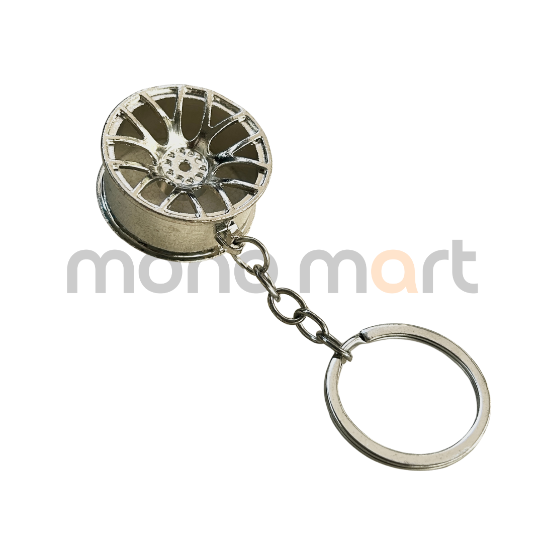 Wheel Rim Keychain