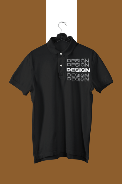 Black Polo T-Shirt