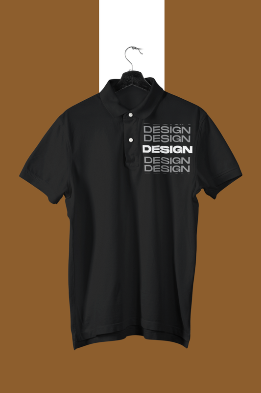 Black Polo T-Shirt