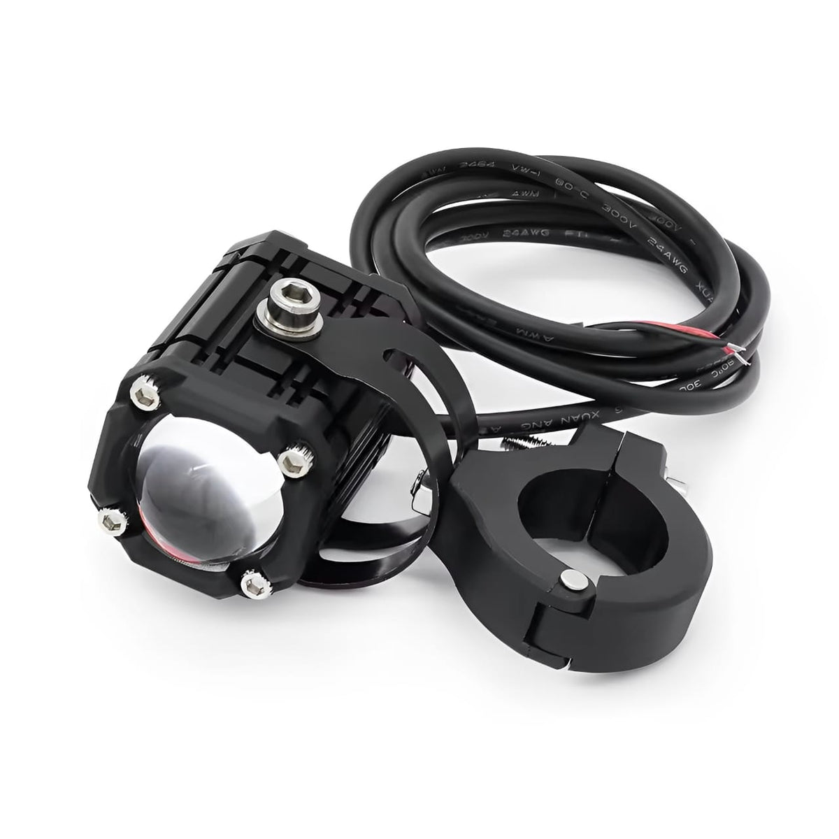 Universal Motorcycle LED Auxiliary Headlight – High/Low Beam Super Bright