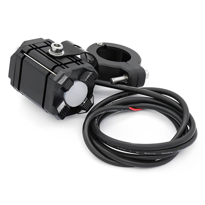 Universal Motorcycle LED Auxiliary Headlight – High/Low Beam Super Bright