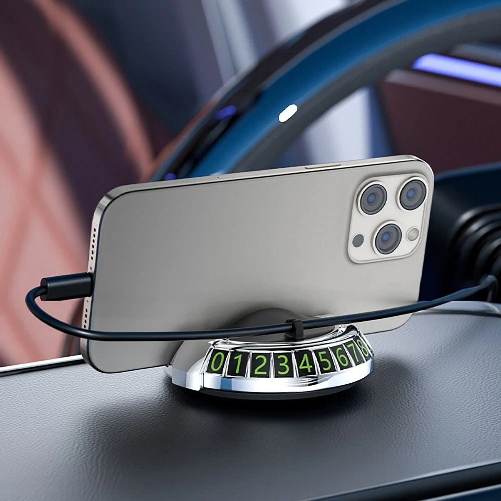 Dashboard Car Phone Holder with Navigation Bracket - 360°