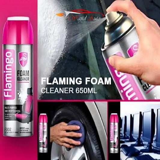 Flamingo Foam Cleaner 650ML – Multi-Purpose Deep Cleaning Spray