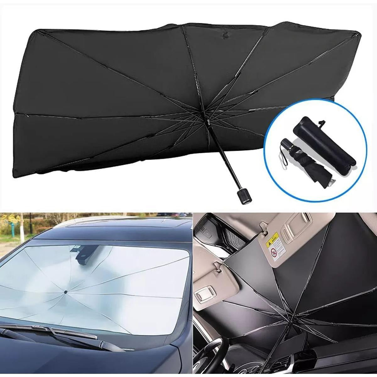 Premium Car Windshield Sun Shade Umbrella
