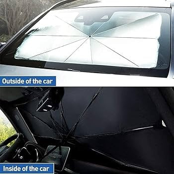 Premium Car Windshield Sun Shade Umbrella