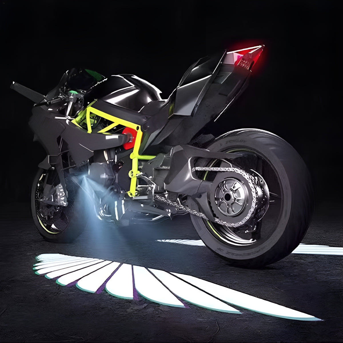 Angel Wings LED Bike Light for Motorcycles & Bikes
