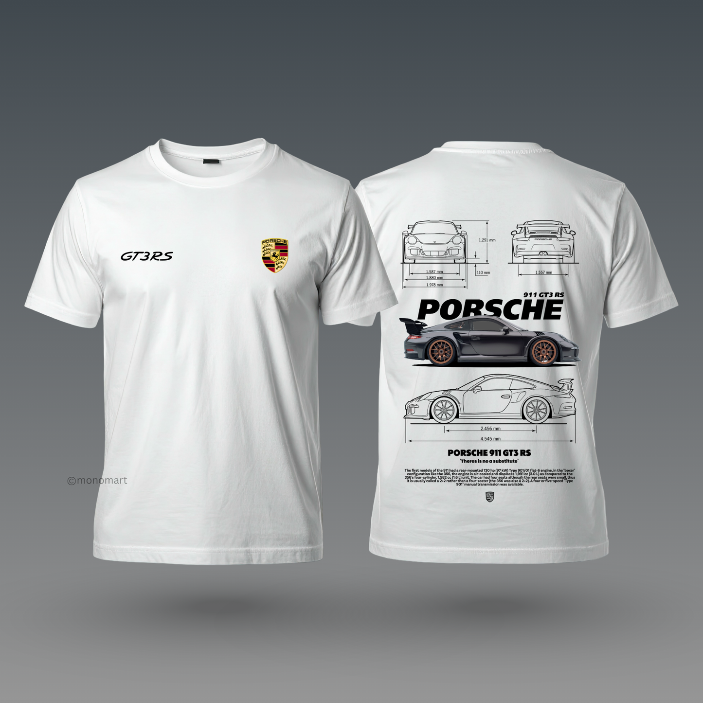 Black Porsche T-Shirt
