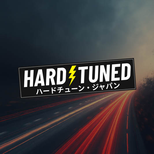 Hard tuned Car Sticker – Reflective Vinyl Decal – Automotive Accessories Pakistan