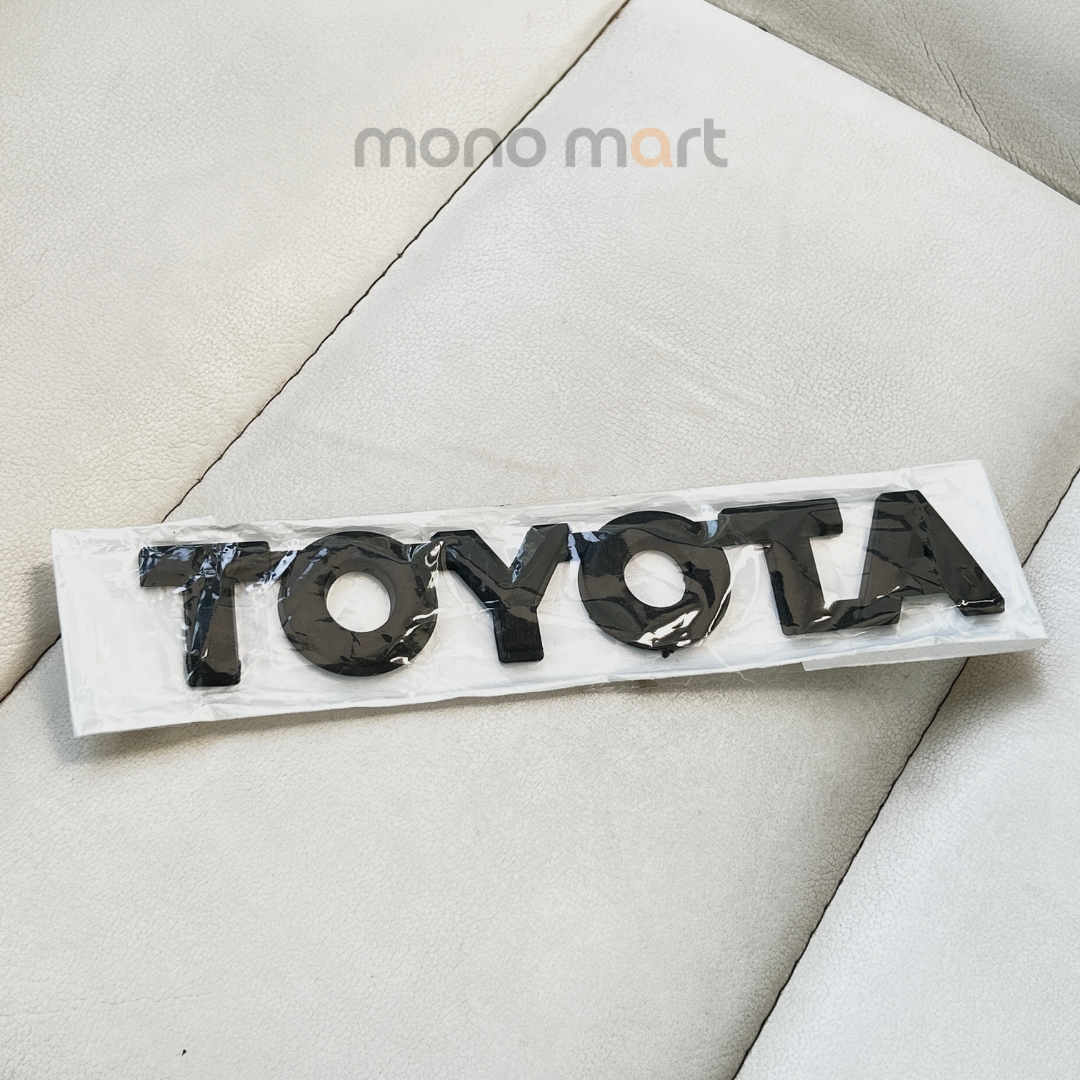 TOYOTA black emblem (bold)