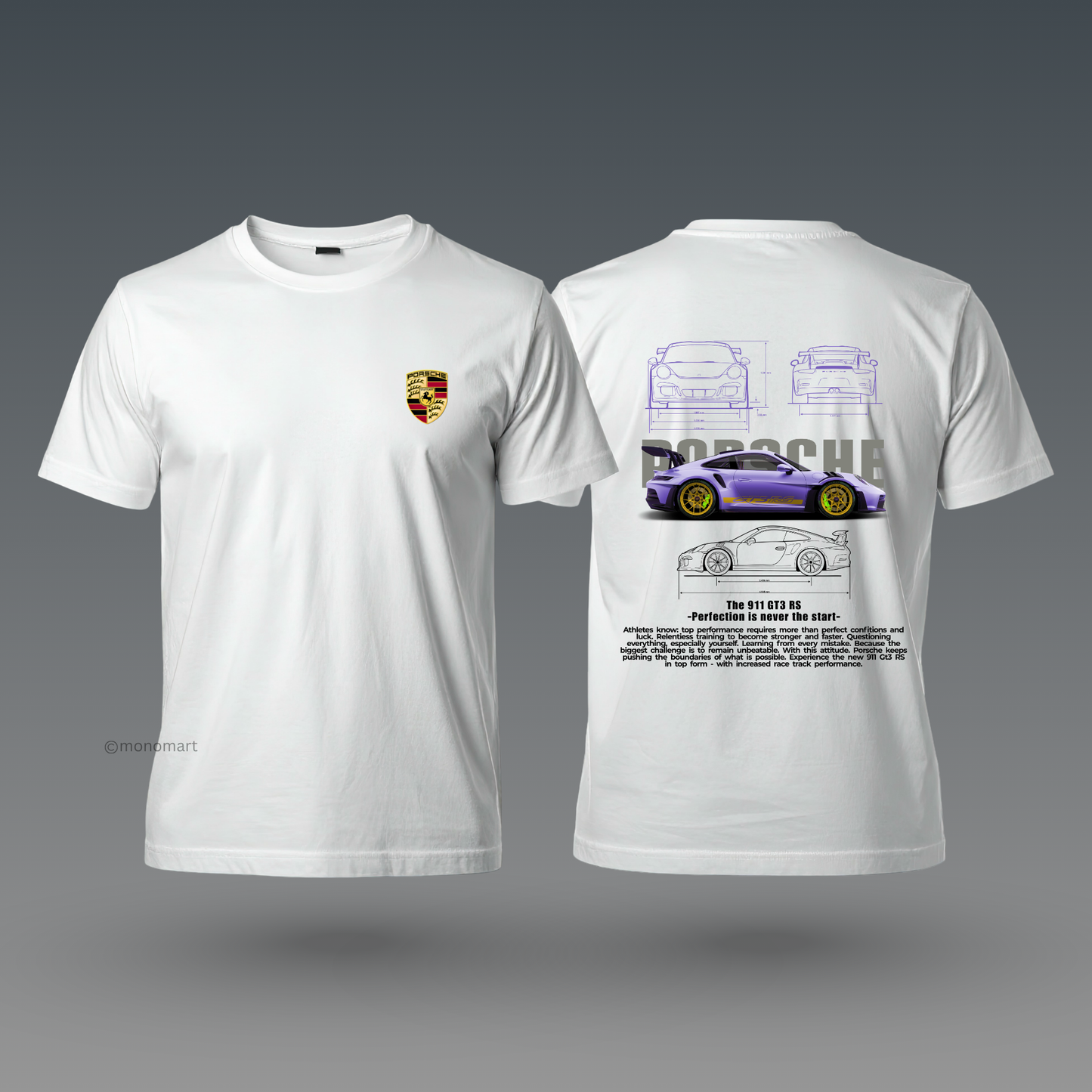 Lilac Porsche T-Shirt