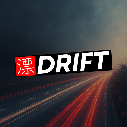 Drift Car Sticker – Reflective Vinyl Decal – Automotive Accessories Pakistan