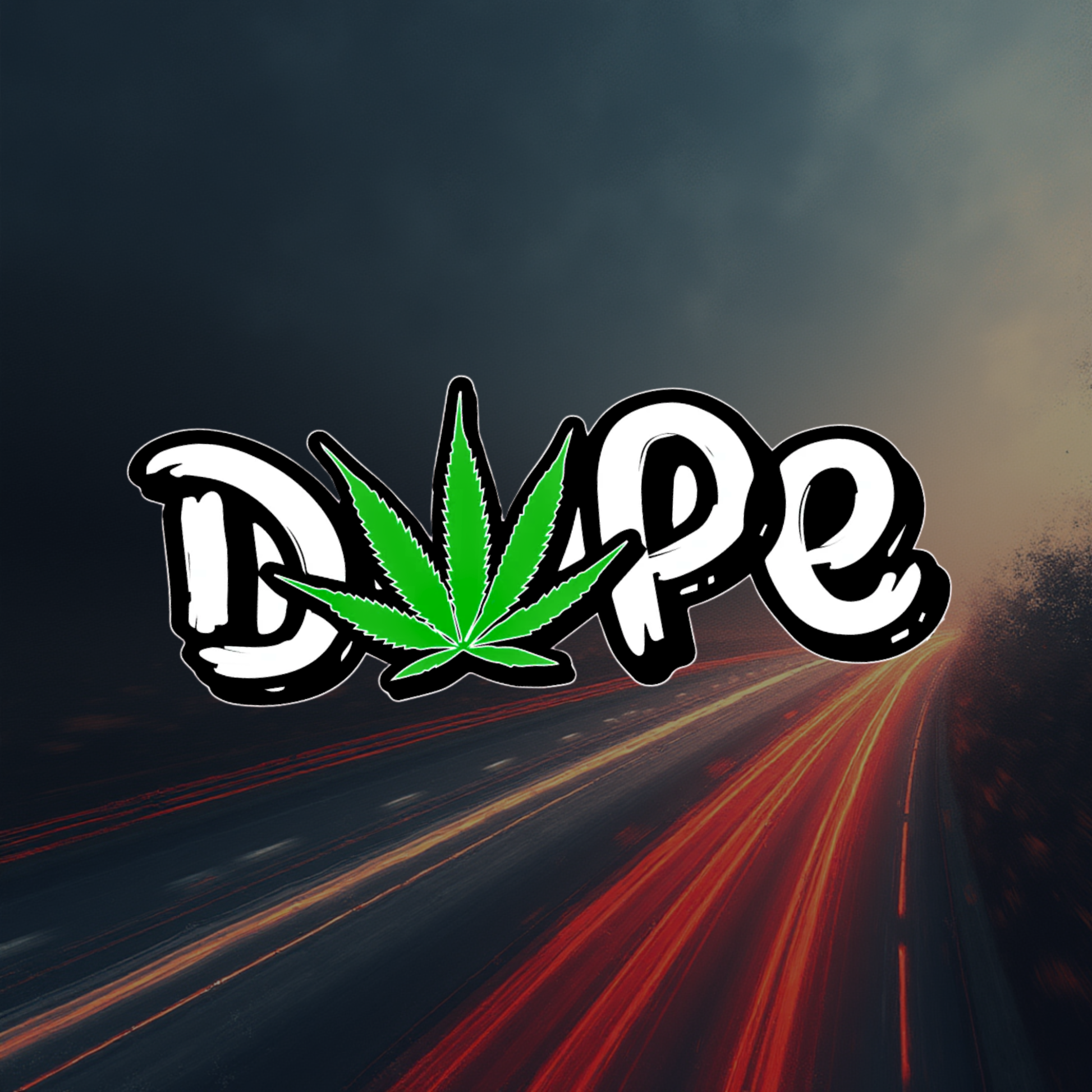 Dope Car Sticker – Reflective Vinyl Decal – Automotive Accessories Pakistan