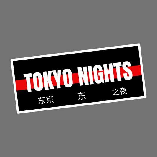 TOKYO NIGHTS - Sticker