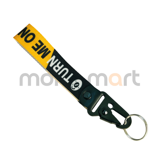 Turn Me On Keychain