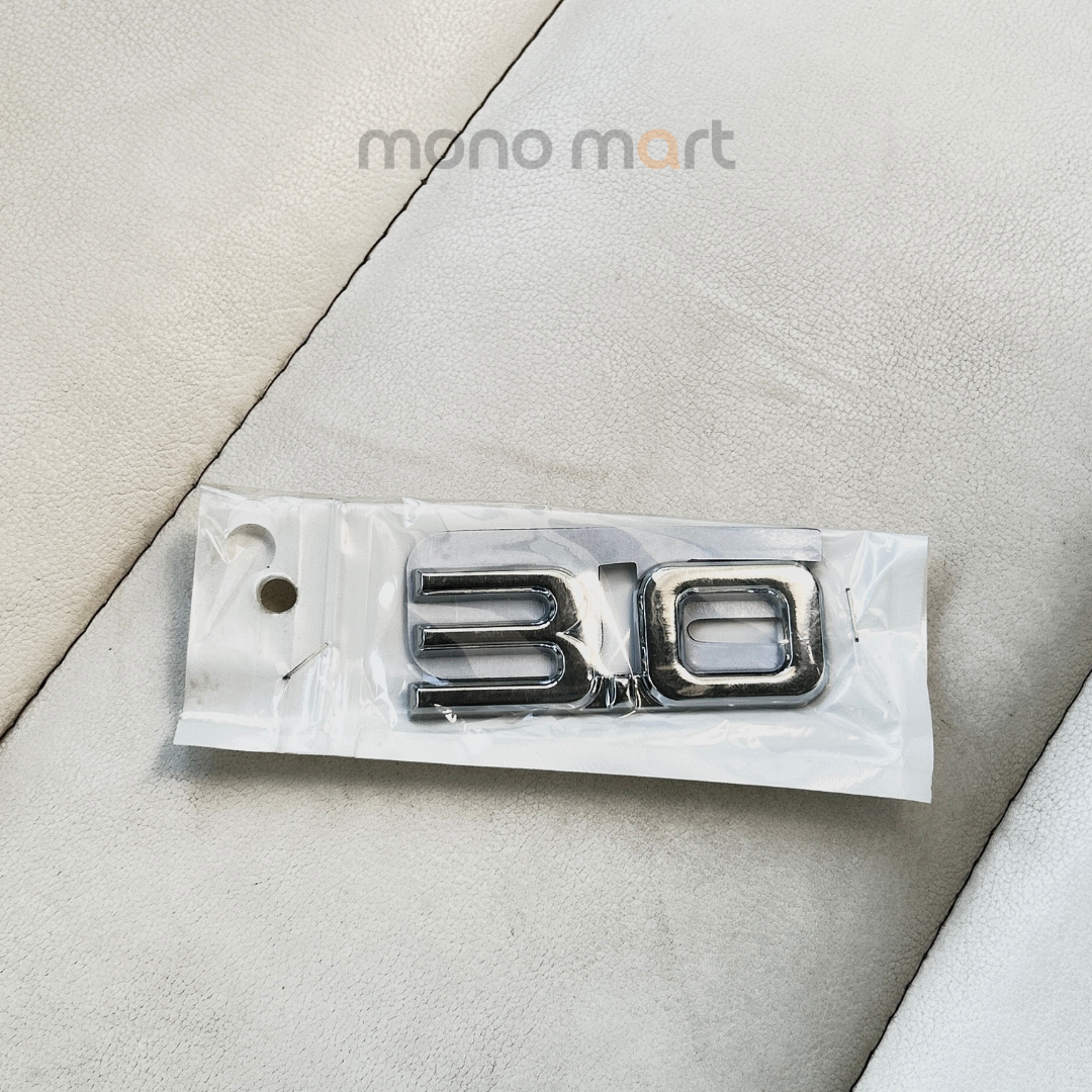 3.0 Metal badge