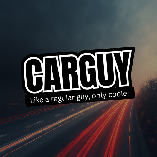 Car guy Car Sticker – Reflective Vinyl Decal – Automotive Accessories Pakistan