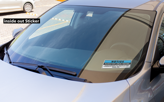 MANDATORY DRUG TESTING - Inside Out Sticker