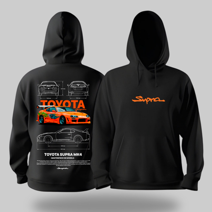 TOYOTA ORANGE SUPRA Hoodie
