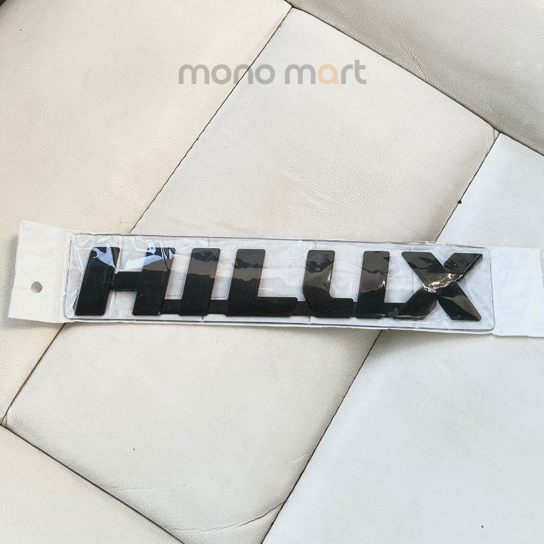 HILUX black emblem
