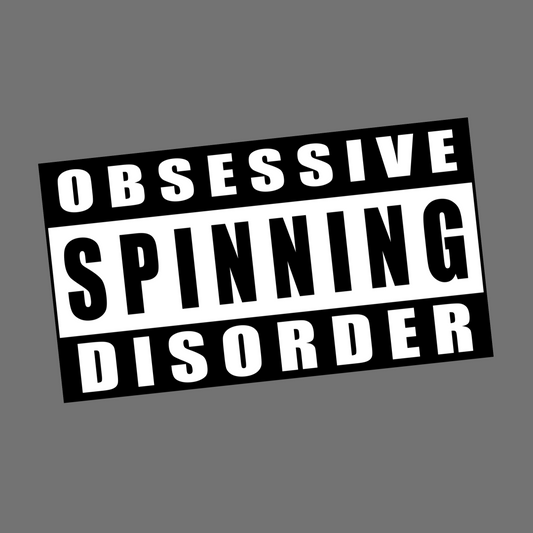OBSESSIVE SPINNING DISORDER - Sticker