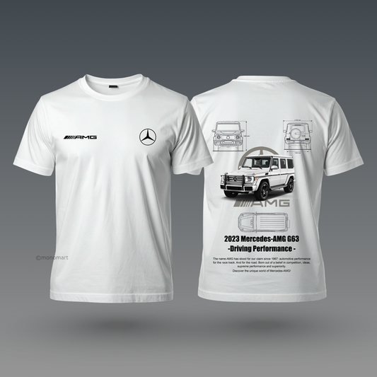 Mercedes AMG G63 White T-Shirt