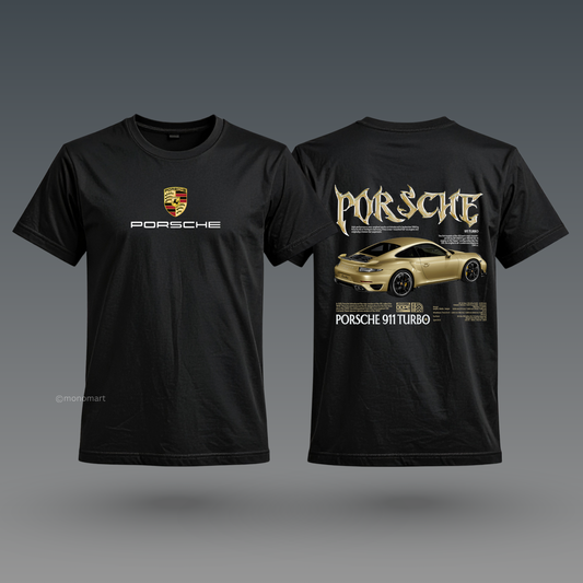 Golden Porsche T-Shirt